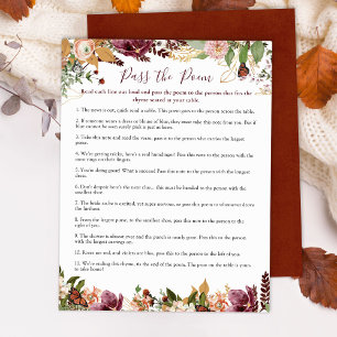 Papier Passez le poème Automne automne floral