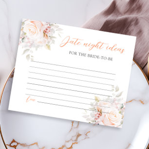 Papier Pastel Blooms Fête des mariées Date Nuit Idées