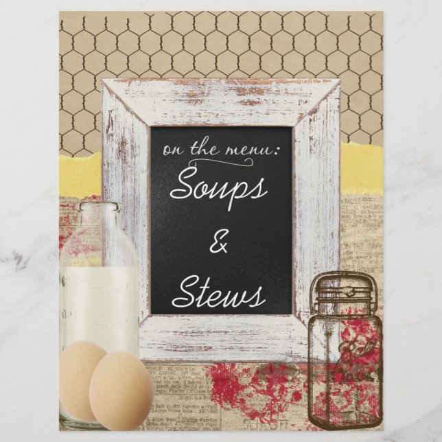 Papier Pays Livin' Recette Dividers (Devant)