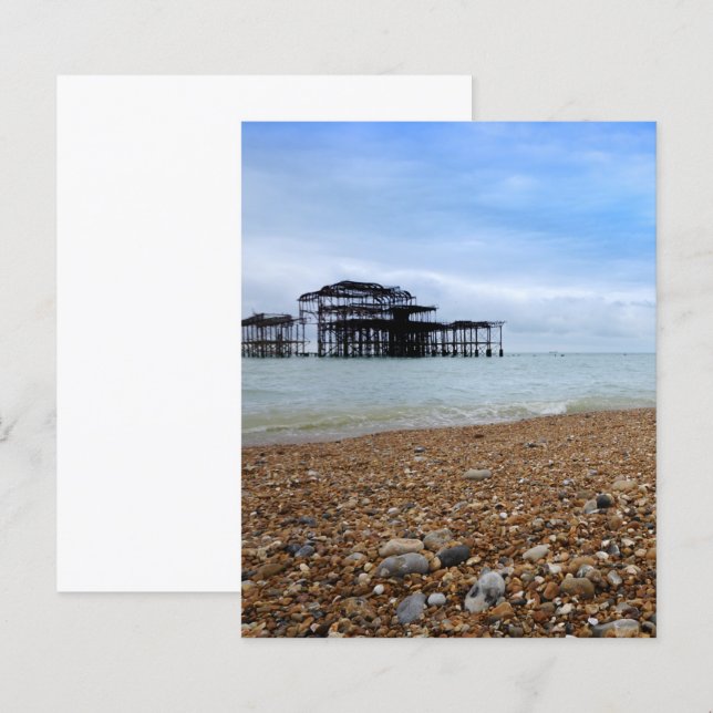 Papier Paysage de Brighton West Pier (Devant / Derrière)