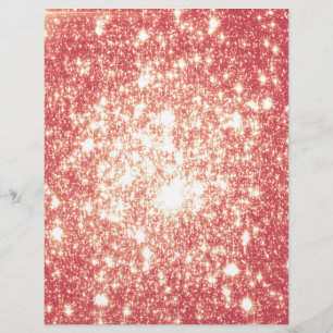 Papier Peach Champagne Stars