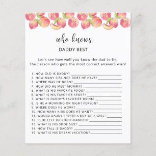 Papier Peach Qui connaît le mieux DADDY