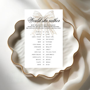 Papier Pearls Bow aimerait-elle Plaire jeu de douche