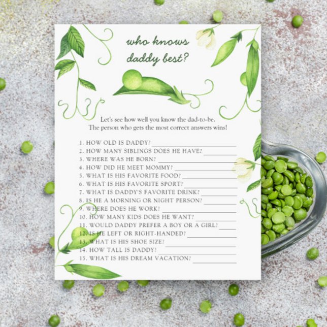 Papier Peas - Qui connaît papa meilleur jeu (Créateur téléchargé)