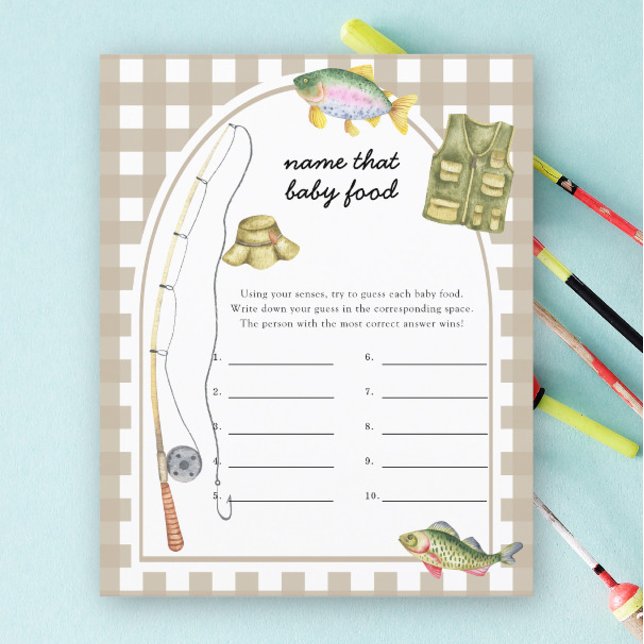 Papier Pêcheur - Nom que bébé Nourriture jeu (Créateur téléchargé)