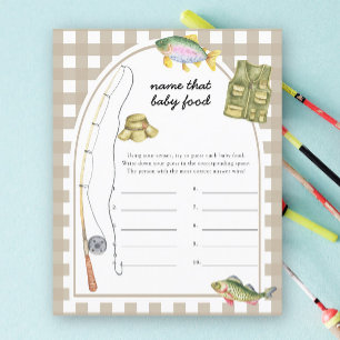 Papier Pêcheur - Nommez ce bébé Jeu de douche alimentaire