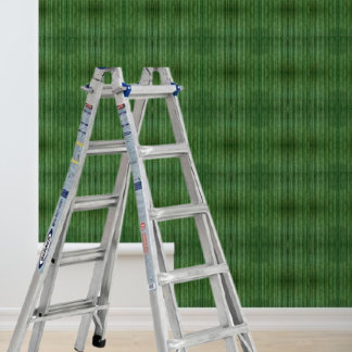 Papier peel et bâton papier peint vert Bambou