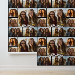 Papier Peint 5 Collage de photos Texte facultatif — PEUT Modifi