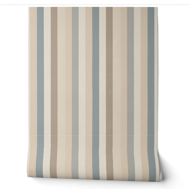 papier peint à rayures décent  (Déroulement)