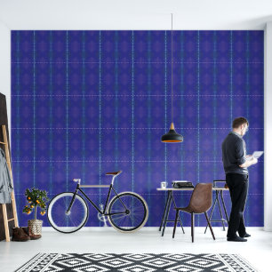 Papier Peint Acceptation Médaillons de violet violet bleu Ind