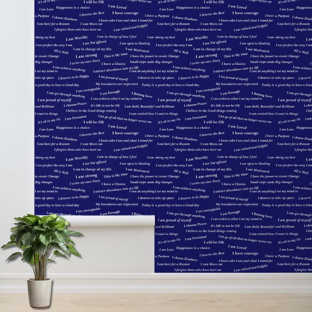 Papier Peint Affirmation positive | Commission de vision d'auto (Créateur téléchargé)