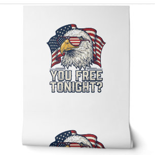 Papier Peint Aigle Patriotique Vous Êtes Libre Ce Soir Chemise 