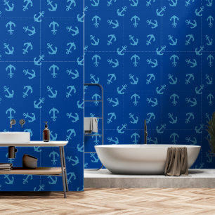 Papier Peint Ancre moderne nautique