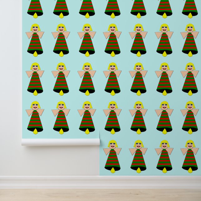 Papier Peint Ange de Noël Bell Patterned (Application)