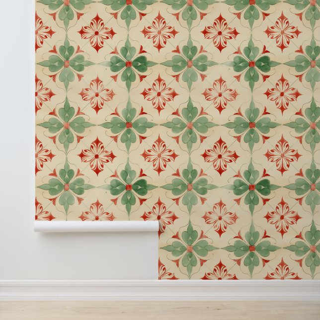 Papier Peint Antique Tile de Noël (Application)