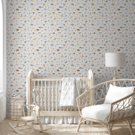 Papier Peint Apprendre ABC Animaux Sauvages Amusant