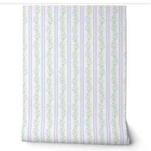 Papier Peint Aquarelle florale de Preppy Grand millenial