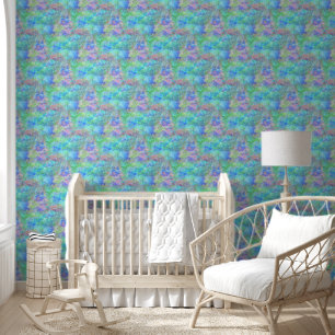 Papier Peint Aquarelle - Motif transparent 4