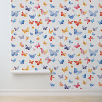 Aquarelle Papillons Peints Pépinière Salle pour en