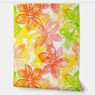Papier Peint Aquarelle Sunburst Petals