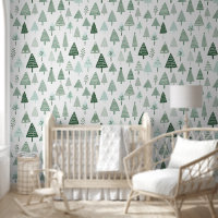 Arbres de Noël modernes Blanc et vert
