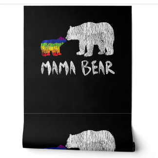 Papier Peint Arc en ciel Mama Ours toujours pour l'amour Fierté