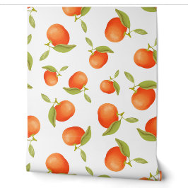Papier peint Arrière - plan blanc Orange Tangerine