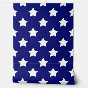Papier Peint Arrière - plan Blue White Stars