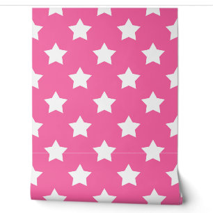 Papier Peint Arrière - plan Motif Rose White Stars