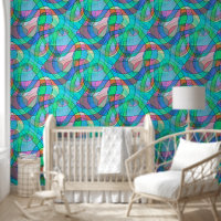 Art Abstrait - Boucles caillouteuses Motif sans co