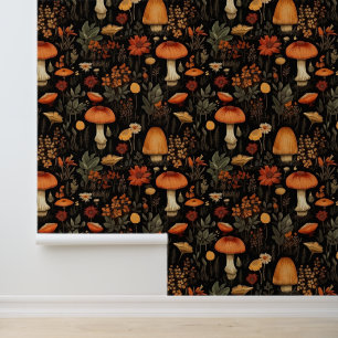 Papier Peint Art numérique du chemin du champignon forestier