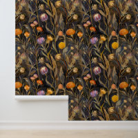 Arts et artisanat chardon écossais et fleurs sauva