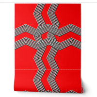 Papier peint autocollant abstrait multicolore