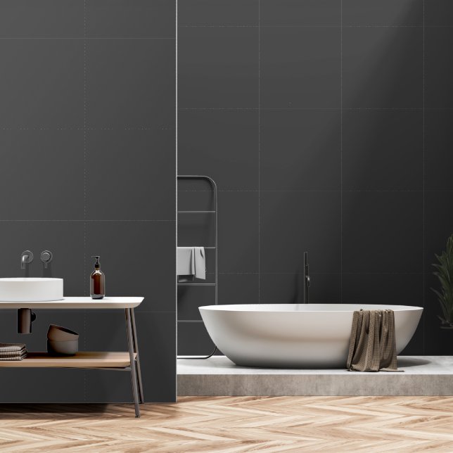 Papier Peint Autorité simple do-it-yourself gris (Salle de bain)