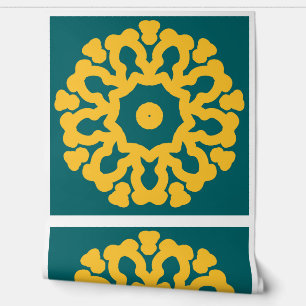 Papier peint avec bordure blanche, Un design dynam