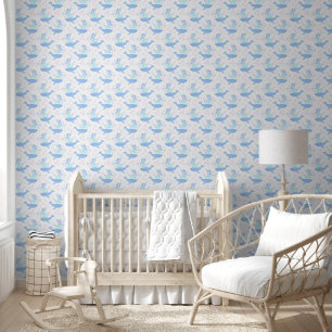 Papier peint avec un mignon motif d'images drôles.