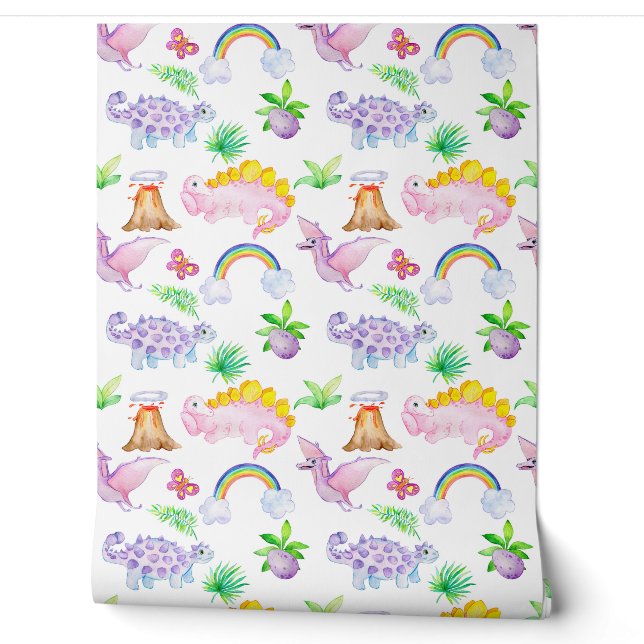 Papier Peint Baby Nursery Dinosaur Motif sans fil (Déroulement)