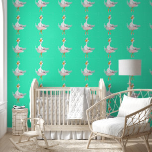 Papier Peint Ballerina Duck Ballet Dancer Funny