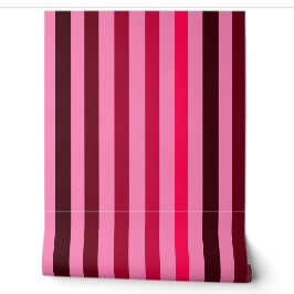 Papier Peint Bande rose multiple