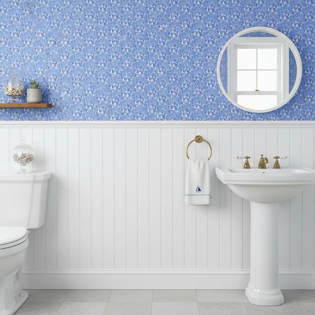 Papier Peint Bateaux bleus (Créateur téléchargé)