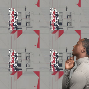 Papier Peint Bauhaus Mouvement Artwork Conceptuel Peel et Bâton