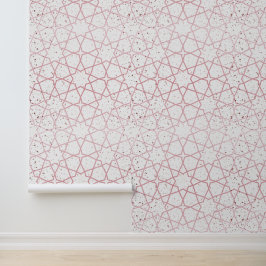 Papier Peint Beau or rose