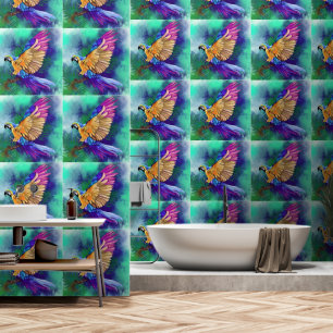 Papier Peint Beau perroquet couleur