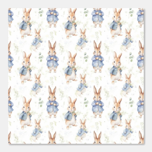 Papier Peint Beau Peter Rabbit (Recto)
