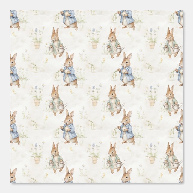 Papier Peint Beau Peter Rabbit (Recto)