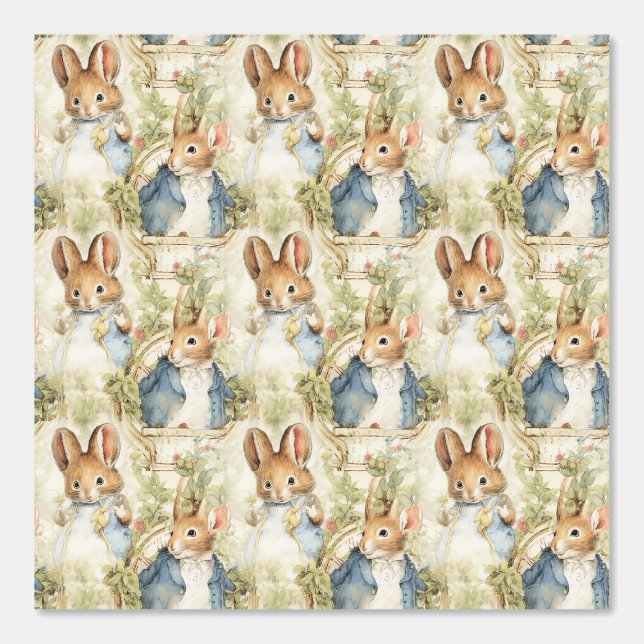 Papier Peint Beau Peter Rabbit (Recto)