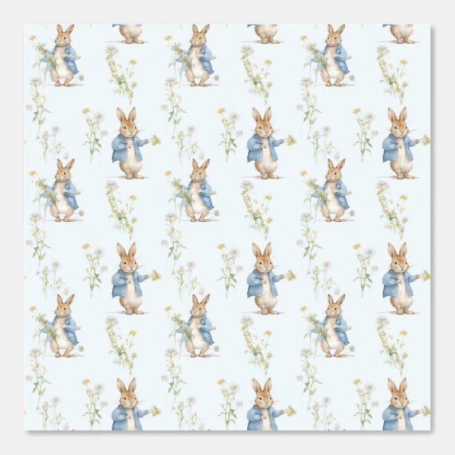 Papier Peint Beau Peter Rabbit (Recto)