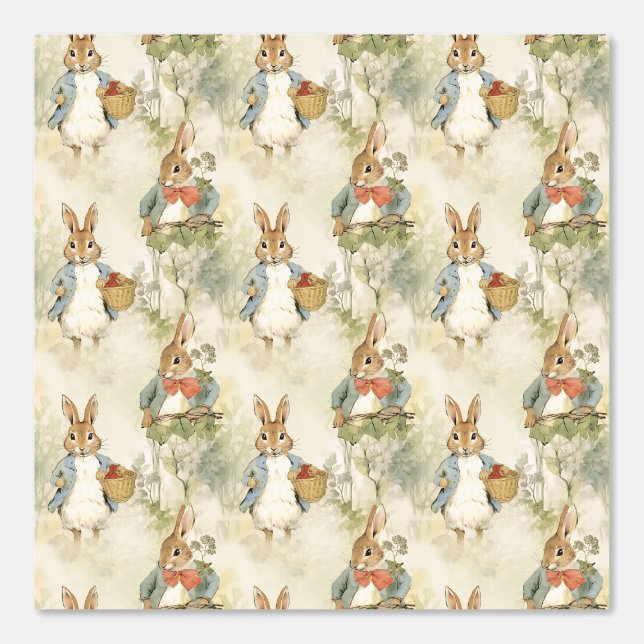 Papier Peint Beau Peter Rabbit (Recto)