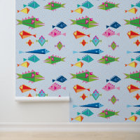 Beau poisson coloréPapier peint