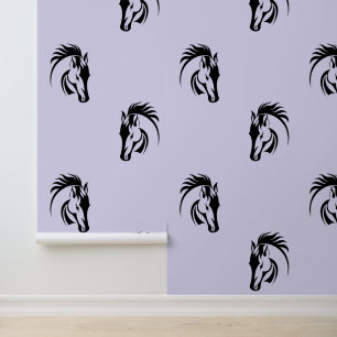 Papier Peint Belle conception de Cheval Noir